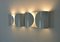Lampade da parete Foglio bianche attribuite a Tobia & Afra Scarpa per Flos, anni '60, set di 2, Immagine 7