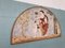 Hand Painted Plaster Bas-Relief Wall Decoration with Mythological Figure, 1970s 8