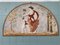 Decoración de pared en bajorrelieve de yeso pintado a mano con figura mitológica, años 70, Imagen 1