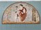 Hand Painted Plaster Bas-Relief Wall Decoration with Mythological Figure, 1970s 1