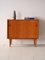 Vintage Teak Cabinet with Sliding Doors, 1960s 2