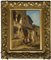 Enrico Coleman, Village Scene, 1800s, Oil on Paper, Framed 1