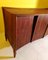 Mid-Century Sculptural Walnut Sideboard from Vanleigh New York, 1970s 5