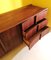 Mid-Century Sculptural Walnut Sideboard from Vanleigh New York, 1970s 6