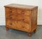 Antique Late Victorian Pine Chest of Drawers with Original Turned Wooden Handles, Image 1