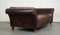 Brown Leather 2-Seater Sofa 8