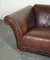 Brown Leather 2-Seater Sofa, Image 16