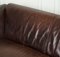 Brown Leather 2-Seater Sofa, Image 10