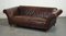 Brown Leather 2-Seater Sofa, Image 2