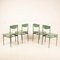 Chaises par Tito Agnoli pour Matteo Grassi, 1980s, Set de 4 3