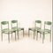 Chaises par Tito Agnoli pour Matteo Grassi, 1980s, Set de 4 1