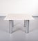 Marble & Steel Coffee Table by Wolfgang C.R. Mezger, 1980s 1