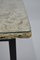 Vintage Travertine and Glass Coffee Table 6