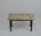 Vintage Travertine and Glass Coffee Table 2