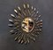 Metal Sun Mirror in the style of Line Vautrin, 1970s, Image 1
