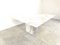 Mesa de comedor de mármol blanco, años 70, Imagen 5