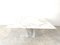 Mesa de comedor de mármol blanco, años 70, Imagen 9