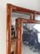 Consolle vintage in bambù e vimini con specchi, anni '60, set di 2, Immagine 5