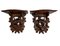 Wall Console with Wolfs, 1950s, Set of 2, Image 1