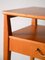 Vintage Bedside Table with Drawer and Double Shelf, 1960s 10