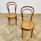 Mid-Century Bentwood and Cane Chairs by Michael Thonet, 1950s, Set of 2 4