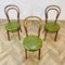 Sedie Mid-Century in legno curvato di Michael Thonet, anni '50, set di 3, Immagine 4