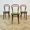 Chaises Mid-Century en Bois Courbé par Michael Thonet, 1950s, Set de 3 1