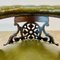 Antique English Green Leather Library Armchair, Image 10