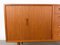 Credenza a 4 cassetti in teak con anta a ribalta di Carlo Jensen per Hundevad & Co., Danimarca, anni '60, Immagine 8