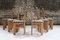 Vintage Pine Chairs, 1980s, Set of 6, Image 5