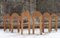 Vintage Pine Chairs, 1980s, Set of 6 7