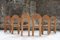 Vintage Pine Chairs, 1980s, Set of 6 12