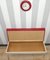 Bench with Storage Space in Red and White Chrome, 1960s 10