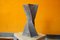 Vintage Sculptural Floor Vase in Massiv Aluminum, Germany, 1960s 6