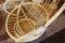 Mesa y butacas italianas de bambú y ratán, años 50. Juego de 4, Imagen 11
