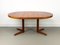 Danish Round Teak Dining Table by H. W. Klein for Bramin, 1960s 17