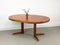 Danish Round Teak Dining Table by H. W. Klein for Bramin, 1960s 14