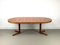 Danish Round Teak Dining Table by H. W. Klein for Bramin, 1960s 12