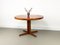 Mesa de comedor danesa redonda de teca de HW Klein para Bramin, años 60, Imagen 25