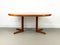 Mesa de comedor danesa redonda de teca de HW Klein para Bramin, años 60, Imagen 16