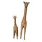 Wicker Giraffe Sculptures, 1990s, Set of 2 1