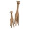 Giraffen Skulpturen aus Korbgeflecht, 1990er, 2er Set 2
