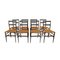 699 Superleggera Chairs by Gio Ponti for Amedeo Cassina, 1957, Set of 8 1