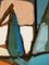 E. Whisle, Composizione marina, anni '60, Guazzo su carta, con cornice, Immagine 3