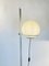 Sculptural Floor Lamp in Aluminum & Glass 16