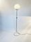 Sculptural Floor Lamp in Aluminum & Glass 10