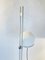 Sculptural Floor Lamp in Aluminum & Glass 15