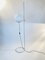 Sculptural Floor Lamp in Aluminum & Glass, Image 4