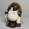 Estatua decorativa de Tanuki de cerámica Shigaraki, Japón, años 80, Imagen 1