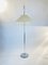 Lámpara de pie de cromo con pantalla opaca de Staff, Alemania, Imagen 1